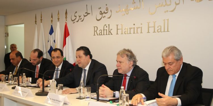 Lebanese Cypriot Greek business forum at Beirut Chamber