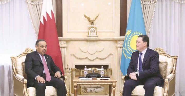Qatar, Kazakhstan agree to take further steps to strengthen trade, investment cooperation